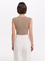 Боди с драпировкой