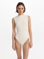 Боди с драпировкой