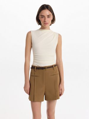 

Боди с драпировкой