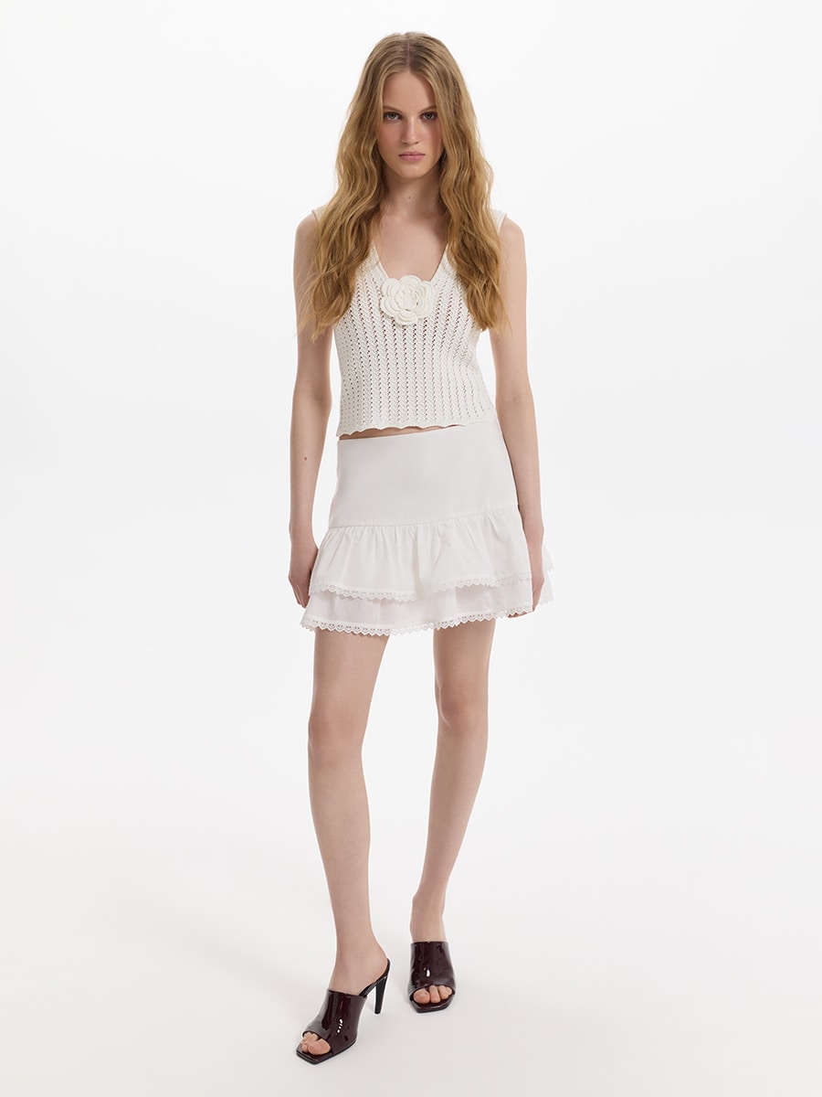 Юбка из 100% хлопка