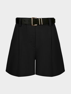 Шорты с ремнем