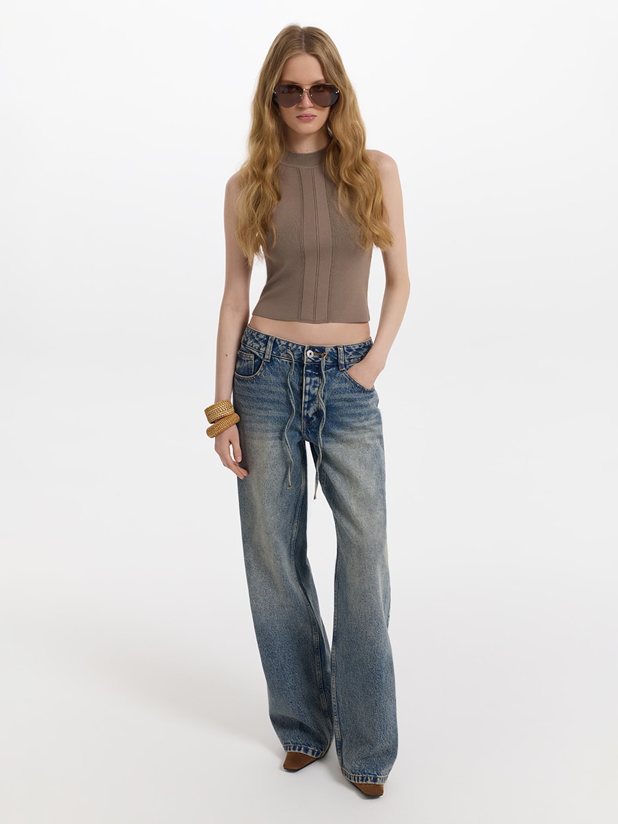 Трикотажный топ 