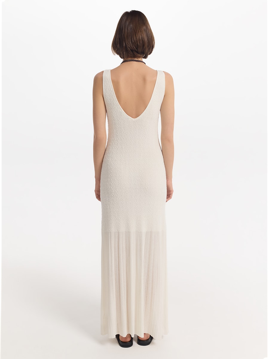 Трикотажное платье макси