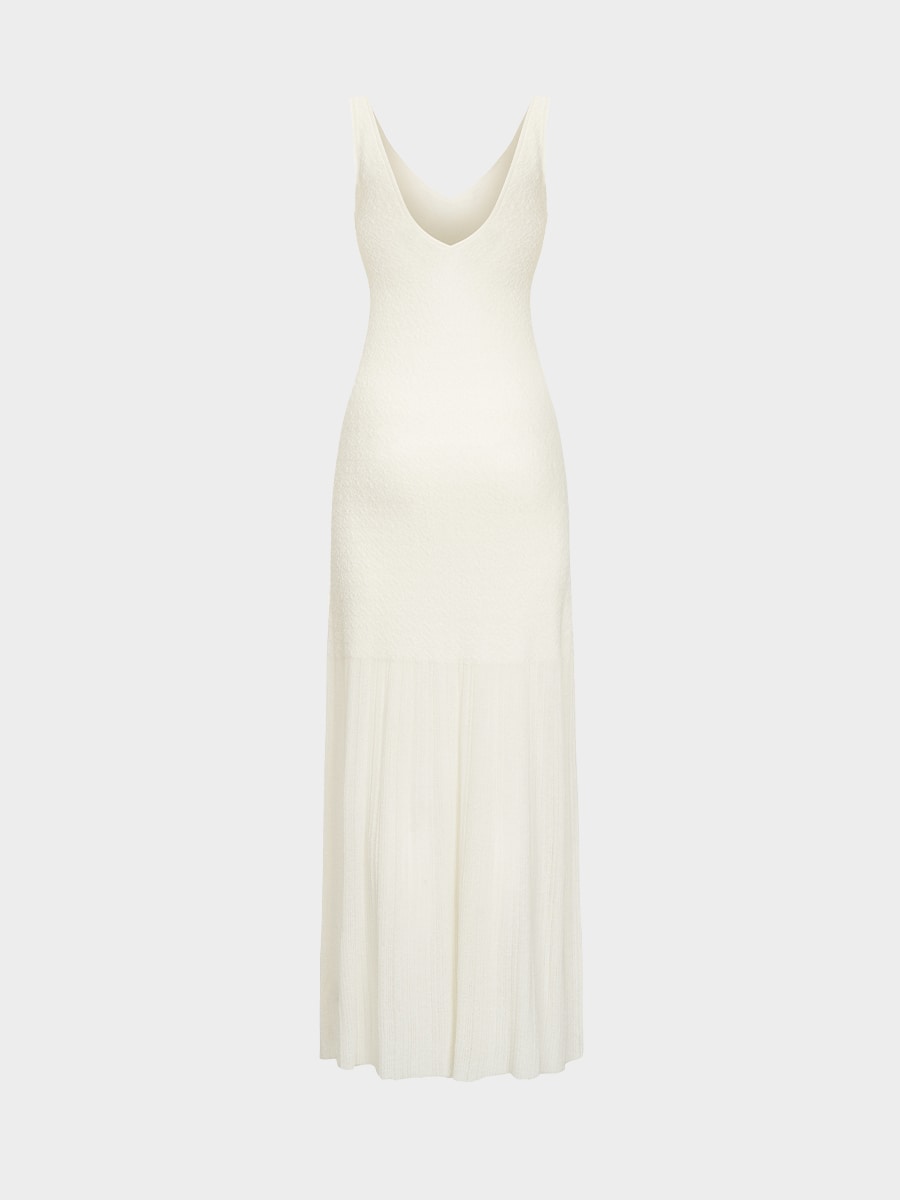 Трикотажное платье макси