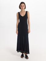 Трикотажное платье макси