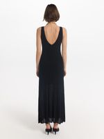 Трикотажное платье макси