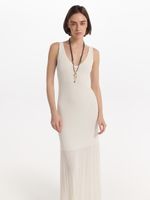 Трикотажное платье макси