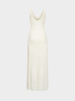 Трикотажное платье макси