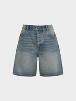 Джинсовые шорты-бермуды