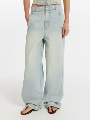 Джинсы Baggy fit со средней посадкой