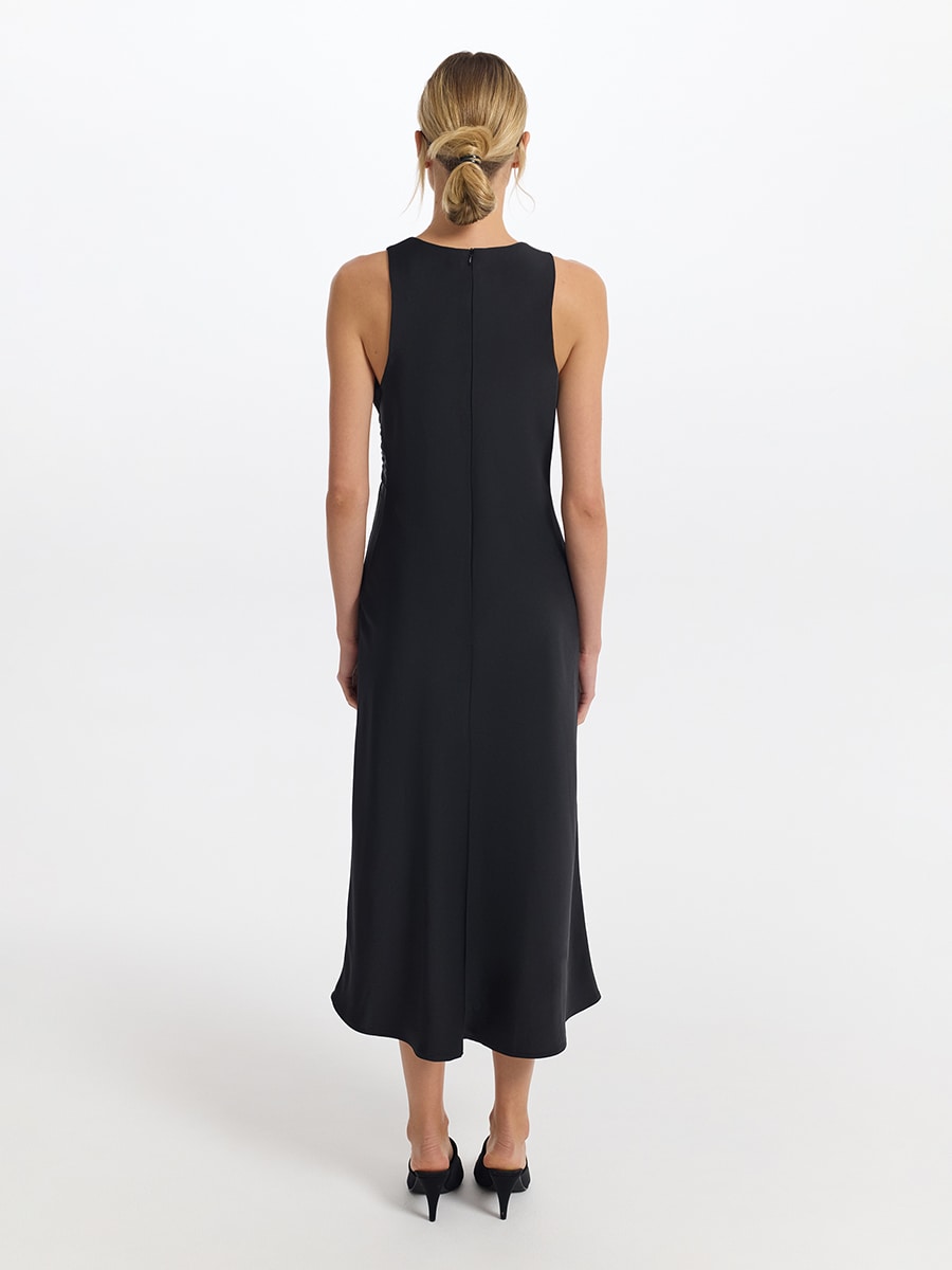 Платье миди с драпировкой 5255615516-50