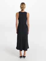 Платье миди с драпировкой