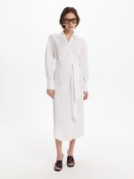 Платье на запах из хлопка