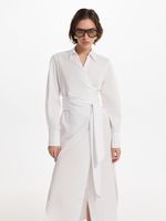 Платье на запах из хлопка