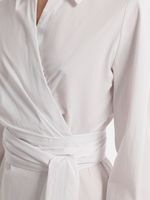 Платье на запах из хлопка