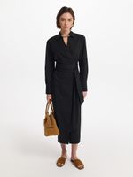 Платье на запах из хлопка