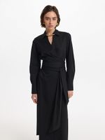 Платье на запах из хлопка