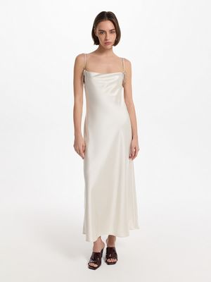 

Платье-комбинация с открытой спиной