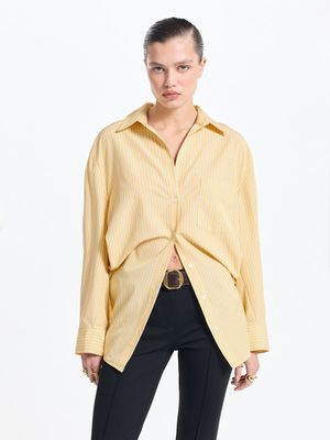 

Рубашка свободного кроя в полоску