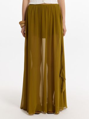 

Шифоновая юбка макси