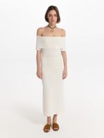 Трикотажная юбка миди