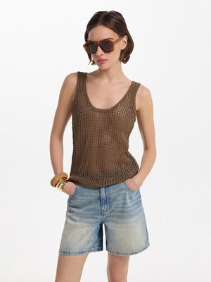 

Топ кроше из хлопка