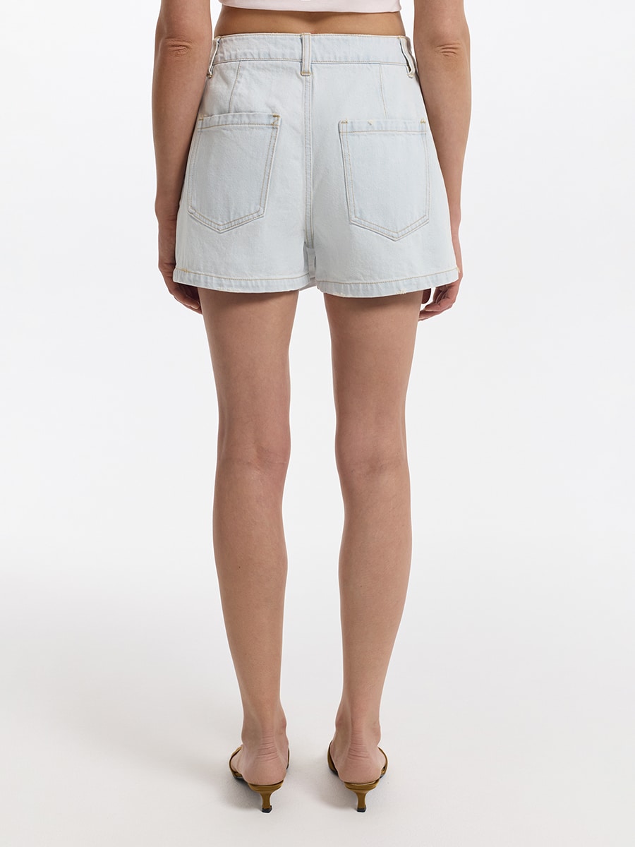 Джинсовая юбка-шорты