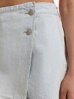 Джинсовая юбка-шорты