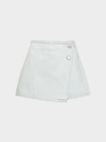 Джинсовая юбка-шорты