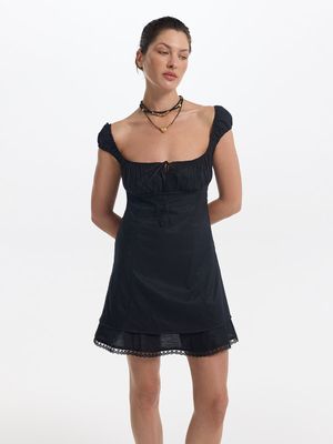 

Платье мини из вискозы