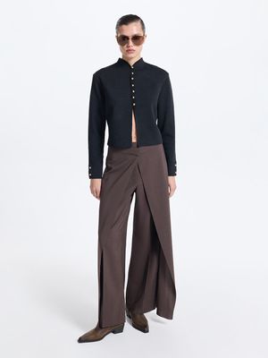 

Брюки с запахом