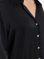 Атласная рубашка 