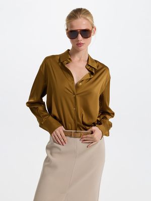 

Атласная рубашка