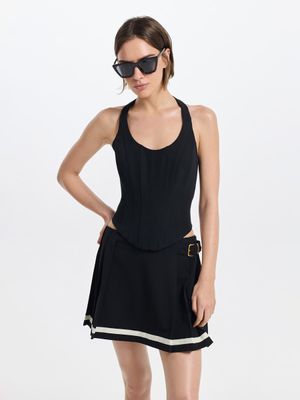 

Топ-корсет с вырезом халтер