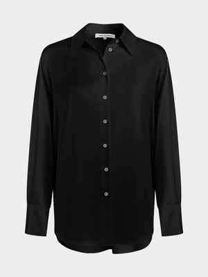 Атласная рубашка