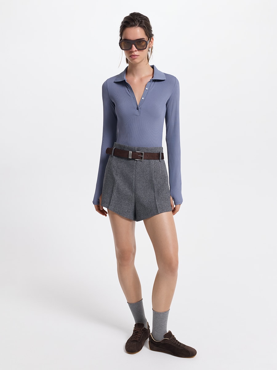 Боди с воротником-поло 5358104327-161