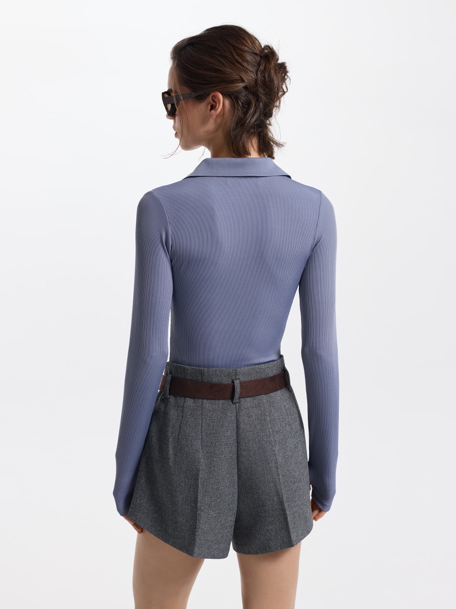 Боди с воротником-поло 5358104327-161