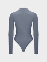 Боди с воротником-поло