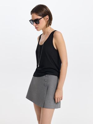 

Майка в рубчик с вискозой