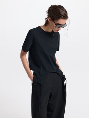 

Футболка из хлопка с бантами