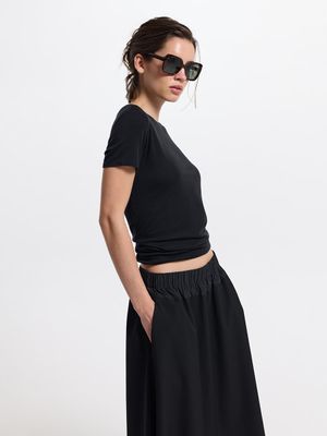 

Футболка из тенселя с шерстью