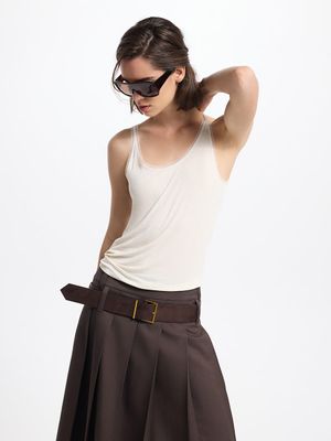 

Майка в рубчик из вискозы