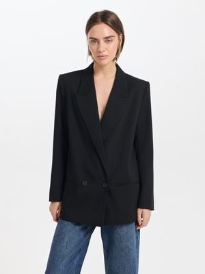 Двубортный жакет с вискозой