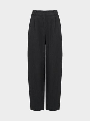 Брюки из вискозы с защипами