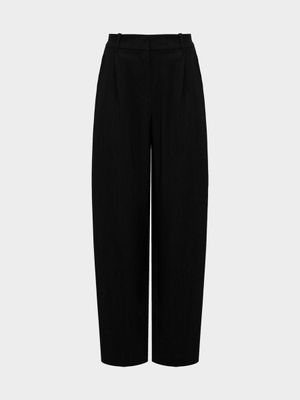 Брюки из вискозы с защипами