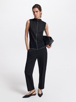 

Брюки зауженного кроя с вискозой