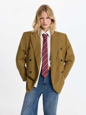 

Двубортный жакет с вискозой