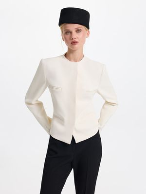 

Жакет приталенного кроя из вискозы