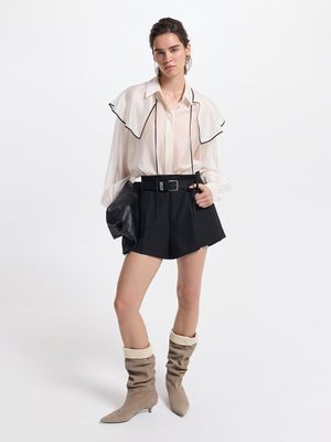 

Шорты с высокой посадкой