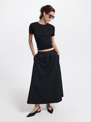 

Юбка А-силуэта с вискозой